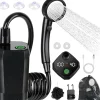 Douche portable de camping 4 modes avec batterie 6000mAh