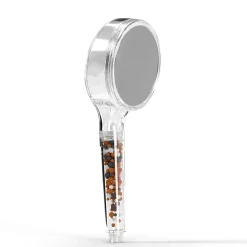 Douchette 1 jet avec billes Mineral Shower diam. 12 cm