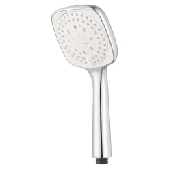 Douchette 3 jets chromé/blanc GoodHome Teesta