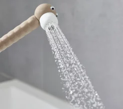 Douchette à main 2 jets beige, Hansgrohe Jocolino Lion