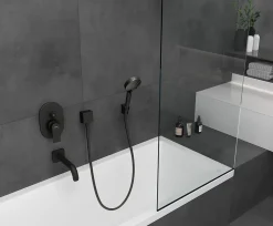 Douchette à main 100 Vario EcoSmart 9 l/min noir mat Vernis Blend Hansgrohe
