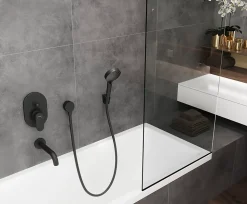 Douchette à main noir mat Vernis Blend 100 Vario Hansgrohe