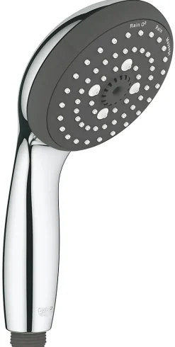 Douchette ronde 3 jets, chrome, Grohe Vitalio Start 100