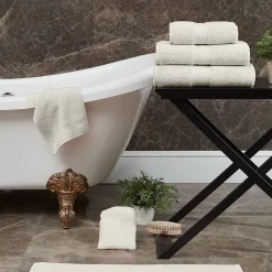 Drap de bain 550 g/m² Ecru 70x140 cm LUXURY