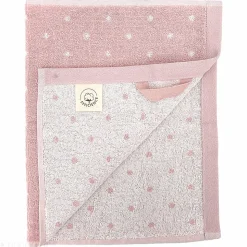 Drap de bain en coton 100x150 cm collection EFFICIENT DOTS rose flamingo