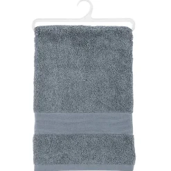 Drap de bain Essentiel - coton 450 gr/m² - gris anthracite 100x150 cm - Atmosphera