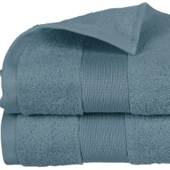 Drap de bain Essentiel - coton 450 gr/m² - gris orage 100x150 cm - Atmosphera
