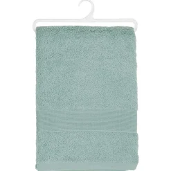 Drap de bain Essentiel - coton 450 gr/m² - bleu givre 100x150 cm - Atmosphera