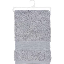 Drap de bain Essentiel - coton 450 gr/m² - gris taupe 100x150 cm - Atmosphera