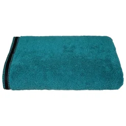 Drap de bain Joia - coton 550 gr/m² - bleu canard 100x150 cm - Atmosphera