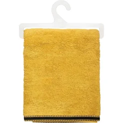 Drap de bain Joia - coton 550 gr/m² - jaune moutarde 100x150 cm - Atmosphera