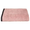 Drap de bain Joia - coton 550 gr/m² - rose 100x150 cm - Atmosphera