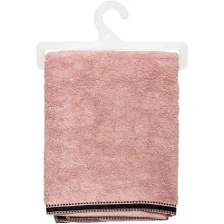 Drap de bain Joia - coton 550 gr/m² - rose 100x150 cm - Atmosphera