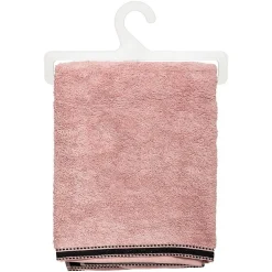 Drap de bain Joia - coton 550 gr/m² - rose 100x150 cm - Atmosphera