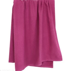 Drap de bain éponge coton 100x170 cm coton DAMA fuchsia