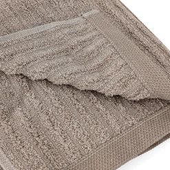 Drap de bain uni coton 100x150 cm SPECTRE marron