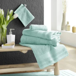 Drap de Bain 90x150 cm - Collection Tendresse - Éponge 500 g,m² - 90x150cm - Céladon