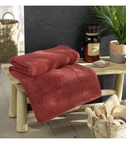 Drap de Bain 90x150 cm 100% Coton Terracotta