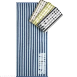 Drap de bain 85x200 cm collection SAUNA EFFICIENCE majuscule gris