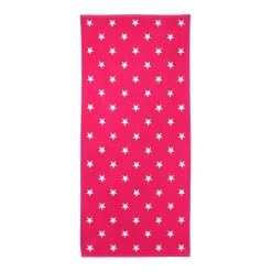Drap de bain 85x200 cm coton 480g/m2 STARS Rose