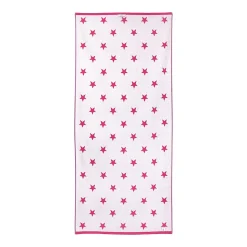 Drap de bain 85x200 cm coton 480g/m2 STARS Rose