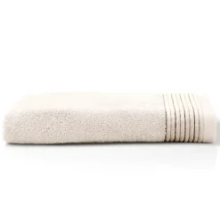 Drap de bain 100x150 cm JULIET Blanc Crème 520g/m2