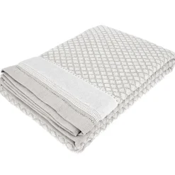 Drap de bain 100x150 cm LINEN blanc