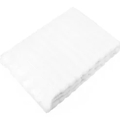 Drap de bain 100x150 cm NATURAL STRIPES blanc