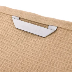 Drap de bain 90x160 cm nid d'abeille PURE WAFFLE 300 g/m² beige