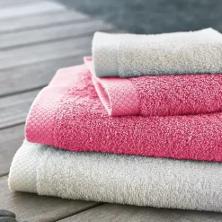Drap de bain 100x150 cm PURE Fraise 550g/m2