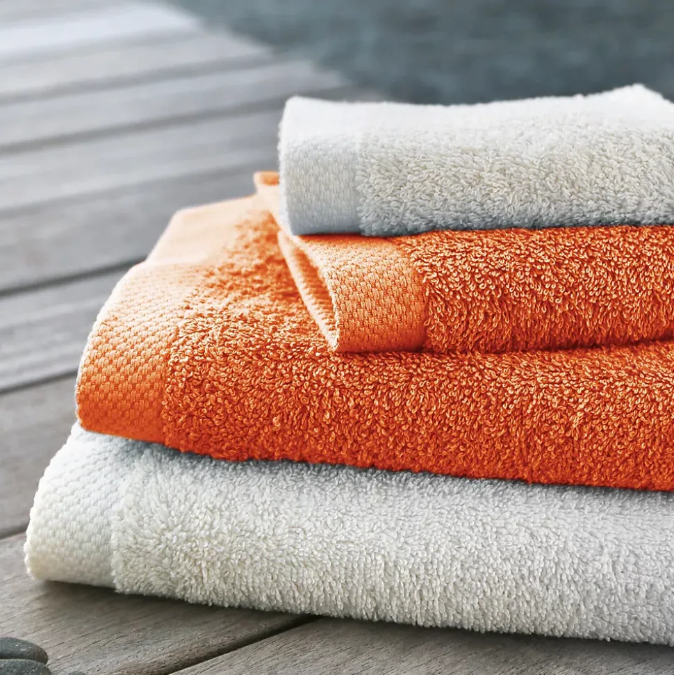 Drap de bain 100x150 cm PURE Orange Butane 550g/m2