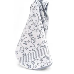 Drap de bain 100x150 cm VINTAGE FLORAL Gris 550g/m2