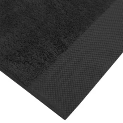 Drap de bain Zéro Twist 560 g/m² Noir 70x140 cm SENSOFT