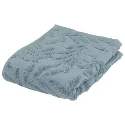 Drap de douche Cisel - coton - bleu - 70x130 cm - Atmosphera