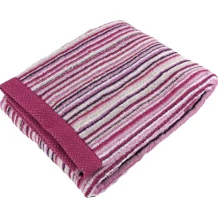 Drap de douche coton 500g/m2 PURE STRIPES II rose
