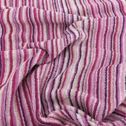 Drap de douche coton 500g/m2 PURE STRIPES II rose