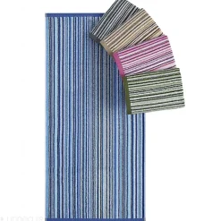 Drap de douche coton 500g/m2 PURE STRIPES II gris