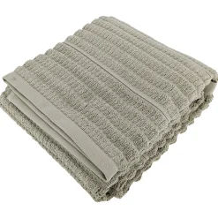 Drap de douche en fils retors 70x140 cm pur coton collection SWELL vert