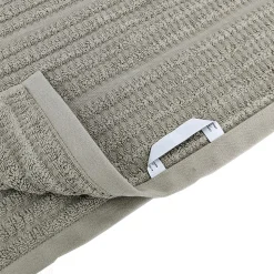 Drap de douche en fils retors 70x140 cm pur coton collection SWELL vert