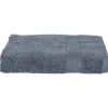 Drap de douche Essentiel - coton 450 gr/m² - gris anthracite 70x130 cm - Atmosphera