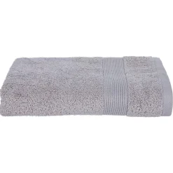 Drap de douche Essentiel - coton 450 gr/m² - gris taupe 70x130 cm - Atmosphera