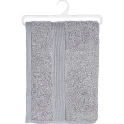 Drap de douche Essentiel - coton 450 gr/m² - gris taupe 70x130 cm - Atmosphera