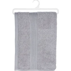 Drap de douche Essentiel - coton 450 gr/m² - gris taupe 70x130 cm - Atmosphera