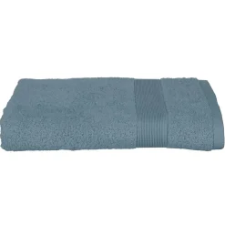 Drap de douche Essentiel - coton 450 gr/m² - gris orage 70x130 cm - Atmosphera