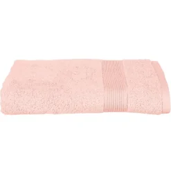 Drap de douche Essentiel - coton 450 gr/m² - rose 70x130 cm - Atmosphera