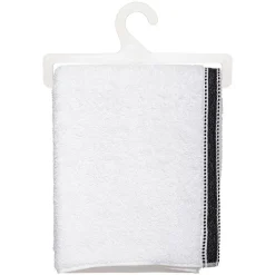Drap de douche Joia - coton 550 gr/m² - blanc 70x130 cm - Atmosphera