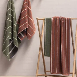 Drap de douche 70x140 cm BOLD coton 500g/m² marron Terracotta