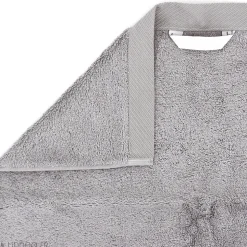 Drap de douche 70x140 cm coton peigné ALBA argent