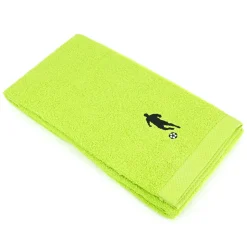 Drap de douche 70x140 cm coton 550g/m2 PURE FOOTBALL Vert Pistache