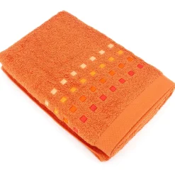 Drap de douche 70x140 cm coton 550g/m2 PURE PRIMAVERA Orange Butane